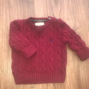 Ralph Lauren Polo Cable-Knit Cotton Sweater- 3M